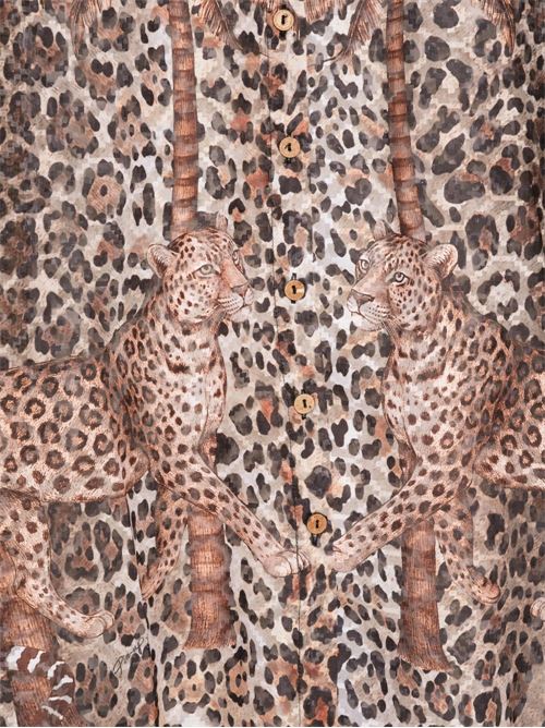 Abito corto donna Pin-Up Stars animalier marrone PIN-UP Stars | PG181A009